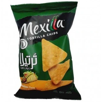 چیپس ترتیلا ذرت طعم تاکو مکزیلا ( بدون گلوتن ) 65 گرم