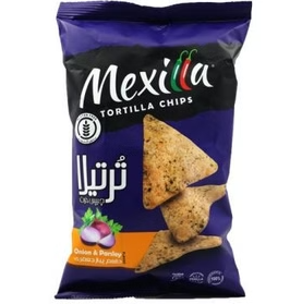 چیپس ترتیلا ذرت با طعم پیاز جعفری مکزیلا ( بدون گلوتن ) 65 گرم