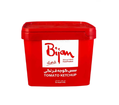 سس گوجه فرنگی KETCHUP دبه ای بیژن 8700 گرمی