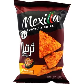 چیپس ترتیلا ذرت طعم چیلی باربیکیو مکزیلا ( بدون گلوتن ) 65 گرم