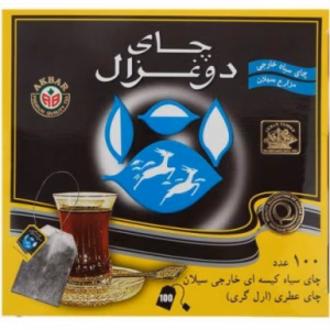 چای دوغزال ارل گری معطر تی بگ 100 عددی