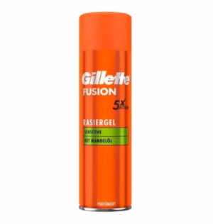 ژل اصلاح Gillette ژیلت مدل فیوژن Sensitive حجم 200 میل