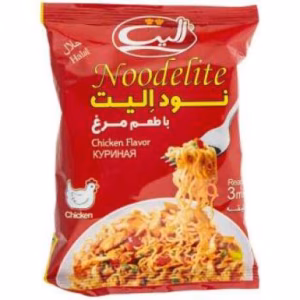 نودل با طعم مرغ الیت وزن 75 گرم
