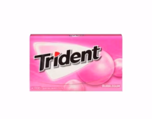 آدامس بادکنکی تریدنت Trident بدون قند بسته 14 عددی