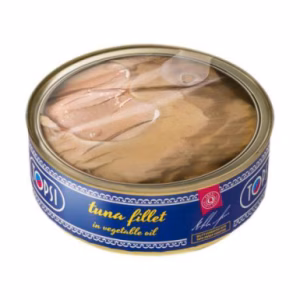 کنسرو ماهی فیله تون در روغن گیاهی تاپسی 240 گرمی