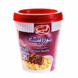 نودالیت الیت لیوانی با طعم گوشت 65 گرمی