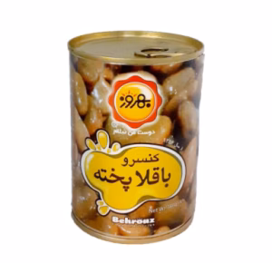 کنسرو باقلا پخته بهروز 380 گرم