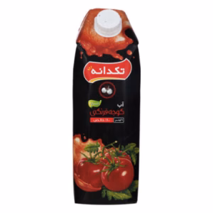 آب گوجه فرنگی تکدانه 1 لیتری