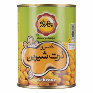 کنسرو ذرت شیرین بهروز 380 گرمی