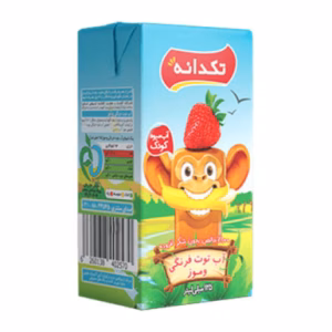 آبمیوه توت فرنگی و موز کودک تکدانه 125 میلی لیتر
