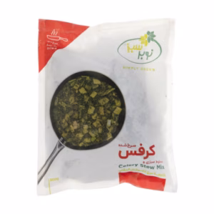مخلوط سبزی و کرفس سرخ شده نوبر سبز 500 گرم