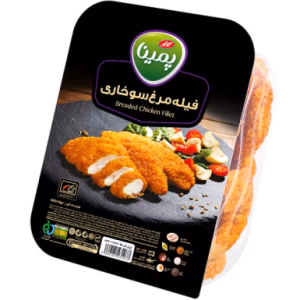 فیله مرغ سوخاری پمینا کاله وزن 400 گرم