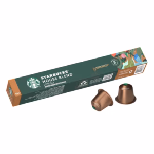 کپسول قهوه نسپرسو استارباکس Starbucks مدل House Blend Lungo بسته 10 عددی