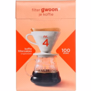 فیلتر قهوه Gwoon گوون بسته 100 عددی مدل nr4