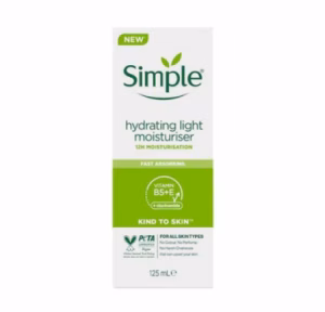 کرم مرطوب کننده آبرسان Simple سیمپل (برای انواع پوست) 125 میل