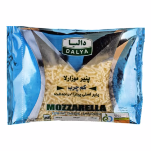 پنیر موزارلا کم چرب رنده شده دالیا 500 گرم