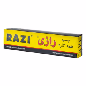 چسب همه کاره رازی allplast مقدار 100 میلی لیتر