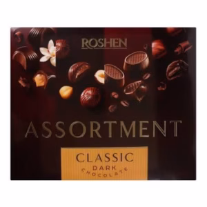 شکلات کادویی تلخ کلاسیک متنوع روشن (Roshen) ۱۵۴ گرم