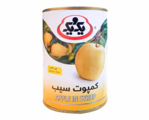 کمپوت سیب برند یک و یک (Yek O Yek) وزن 400 گرم