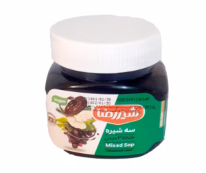 سه شیره برند Shirreza شیررضا وزن 410 گرم