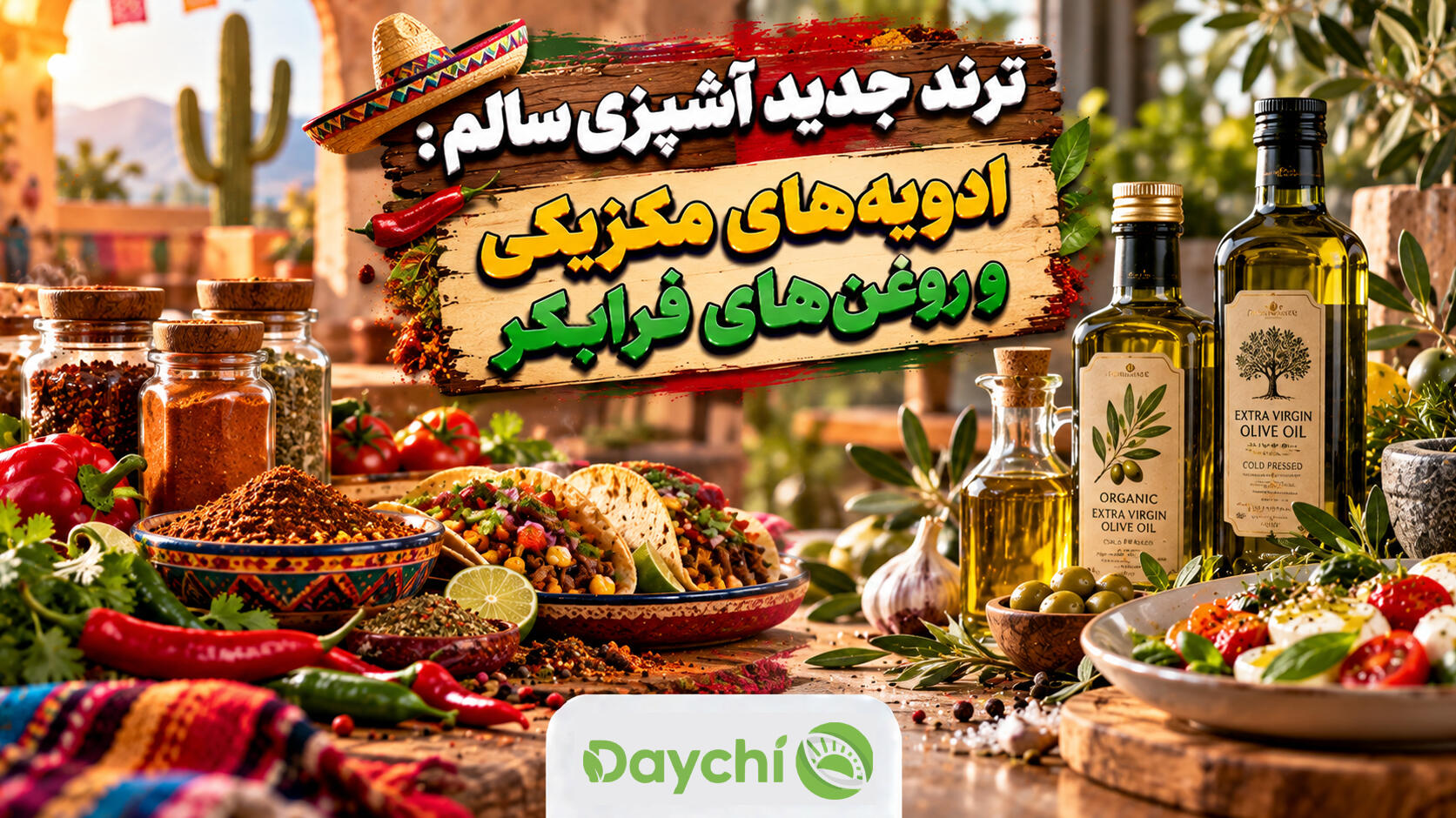 ترند جدید آشپزی سالم: ادویههای مکزیکی و روغنهای فرابکر