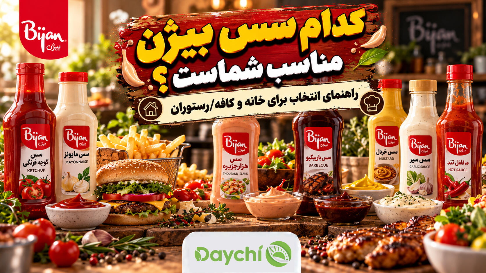 کدام سس بیژن مناسب شماست؟ راهنمای انتخاب برای خانه و کافه/رستوران
