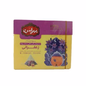 دمنوش گیاهی مخلوط زعفرانی بهرامن 12 عدد