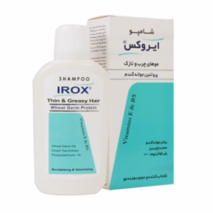 شامپو پروتئین جوانه گندم ایروکس مناسب موی چرب و نازک 200 گرم